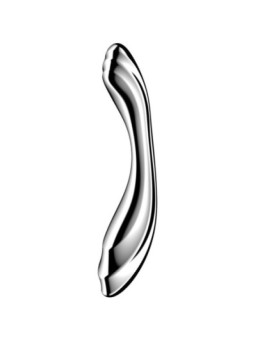 SATISFYER - PURE GRAVITY 2 GODEMICHET DOUBLE EXTRÉMITÉ EN ACIER INOXYDABLE