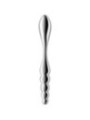 SATISFYER - STAR FORCE 1 GODEMICHET DOUBLE EN ACIER INOXYDABLE