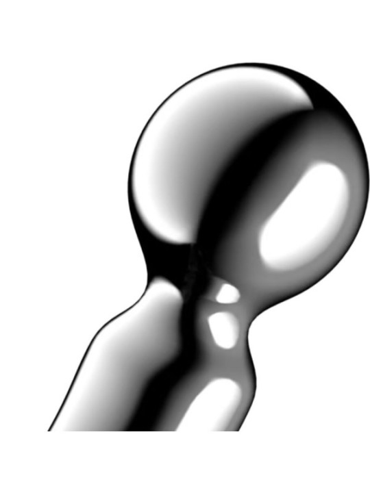 SATISFYER - STAR FORCE 2 GODEMICHET DOUBLE EN ACIER INOXYDABLE