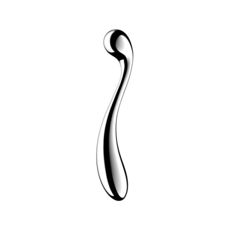SATISFYER - STAR FORCE 4 GODEMICHET DOUBLE EN ACIER INOXYDABLE
