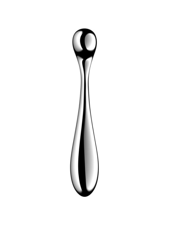 SATISFYER - STAR FORCE 4 GODEMICHET DOUBLE EN ACIER INOXYDABLE