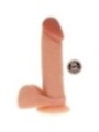 GET REAL - GODE EN SILICONE 20,5 CM AVEC BALLES PEAU