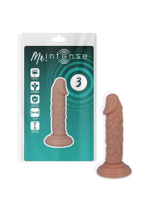 MR INTENSE - 3 PÉNIS RÉALISTE 16.2 CM -O- 3 CM