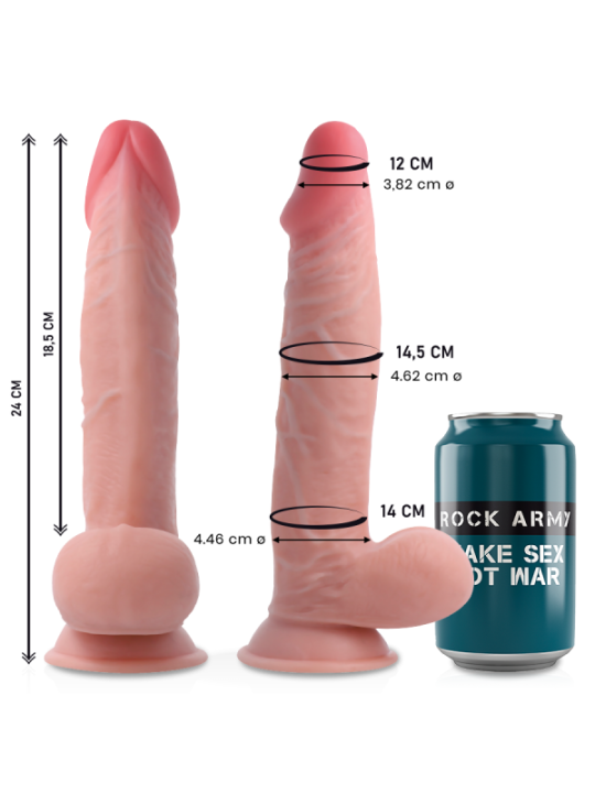 ROCKARMY - SHERMAN ROCKARMY DOUBLE DENSITÉ 24 CM -O- 4.62 CM