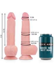 ROCKARMY - GODE EN SILICONE LIQUIDE PREMIUM SPITFIRE 21 CM -O- 4.62 CM