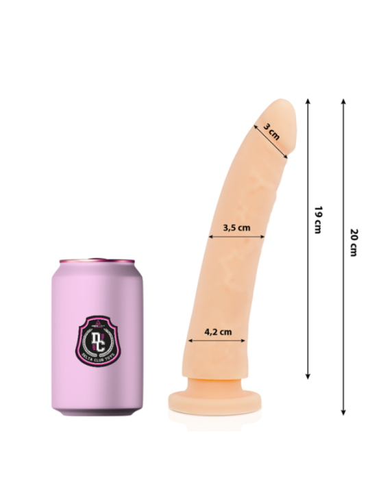DELTA CLUB - TOYS GODE NATUREL MÉDICAL SILICONE 20 CM -O- 4 CM