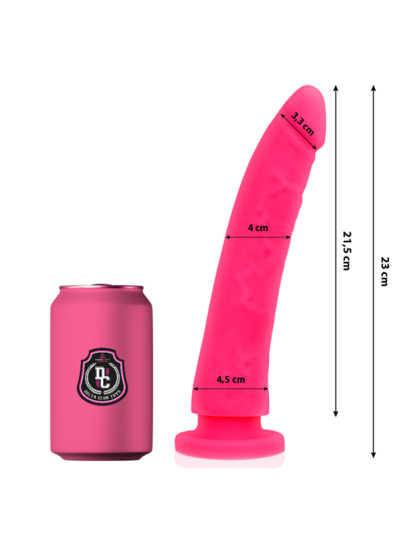 DELTA CLUB - TOYS GODE MÉDICAL ROSE EN SILICONE 23 CM -O- 4.5 CM