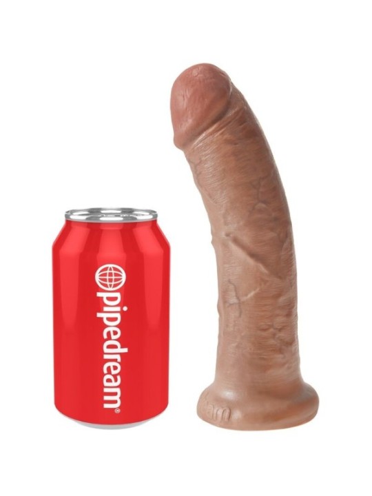 KING COCK - PÉNIS RÉALISTE 19.5 CM CARAMEL