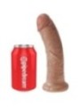 KING COCK - PÉNIS RÉALISTE 19.5 CM CARAMEL