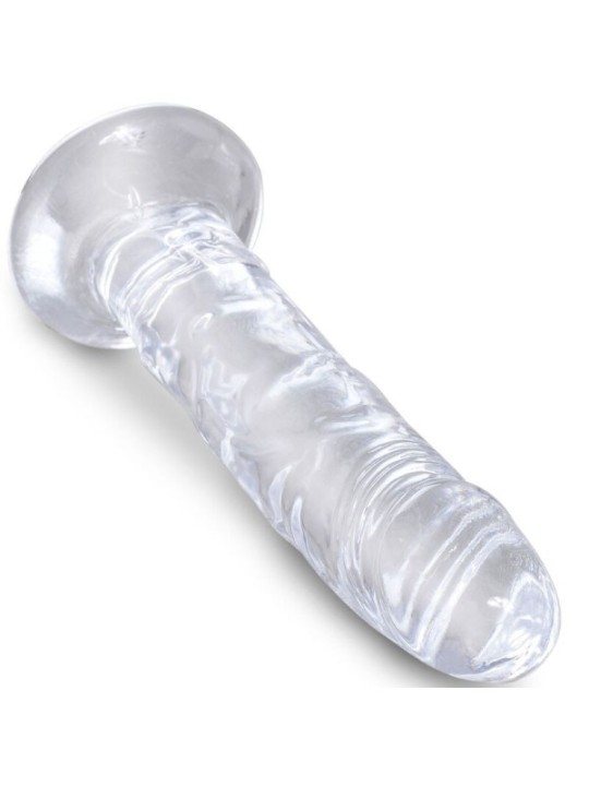 KING COCK - CLEAR PÉNIS RÉALISTE 15.5 CM TRANSPARENT