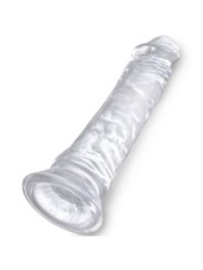 KING COCK - PÉNIS RÉALISTE CLAIR 19.7 CM TRANSPARENT