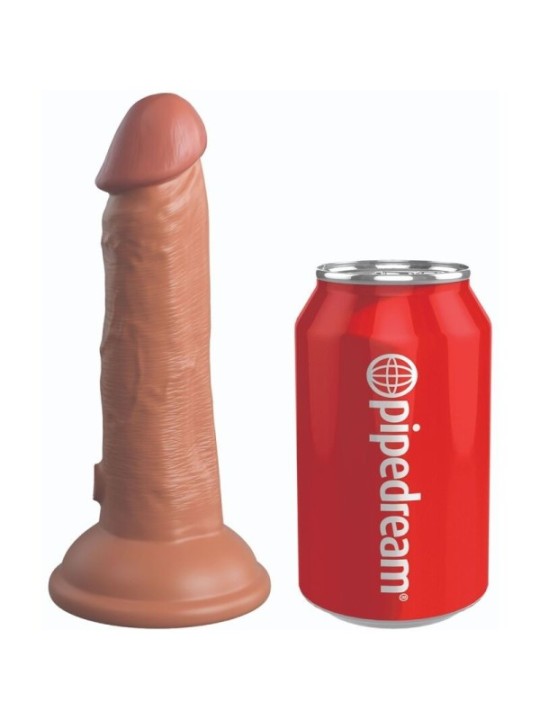 KING COCK - ELITE GODE RÉALISTE EN SILICONE 15.2 CM CARAMEL