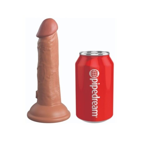 KING COCK - ELITE GODE RÉALISTE EN SILICONE 15.2 CM CARAMEL