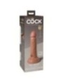 KING COCK - ELITE GODE RÉALISTE EN SILICONE 15.2 CM CARAMEL