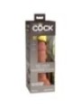 KING COCK - ELITE GODE RÉALISTE EN SILICONE 15.2 CM CARAMEL
