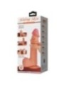 PRETTY LOVE - SÉRIE SLIDING SKIN GODE RÉALISTE AVEC VENTOUSE SLIDING SKIN MARRON 23,4 CM