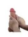PRETTY LOVE - SÉRIE SLIDING SKIN GODE RÉALISTE AVEC VENTOUSE SLIDING SKIN MARRON 23,4 CM