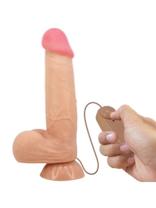 PRETTY LOVE - SÉRIE SLIDING SKIN GODE RÉALISTE AVEC VENTOUSE SLIDING SKIN TÉLÉCOMMANDE FLESH 21,8 CM