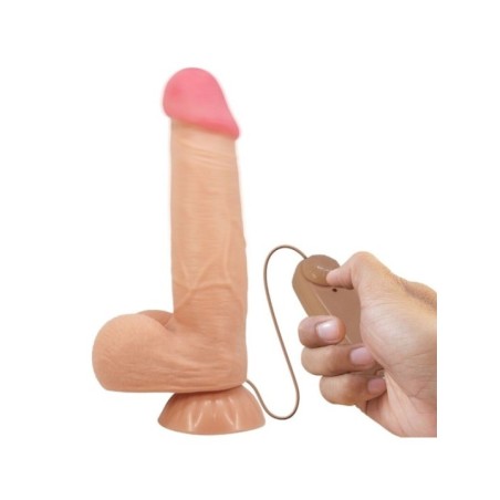 PRETTY LOVE - SÉRIE SLIDING SKIN GODE RÉALISTE AVEC VENTOUSE SLIDING SKIN TÉLÉCOMMANDE FLESH 21,8 CM