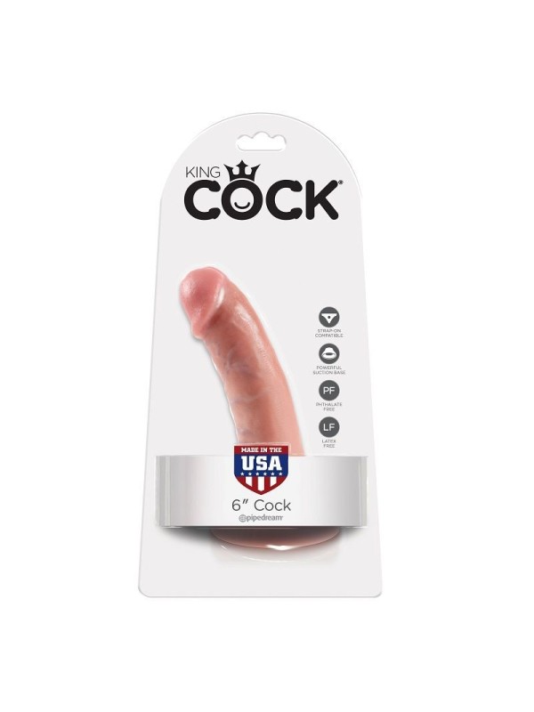 KING COCK - 6 CHAIR DE GODE 15.2 CM