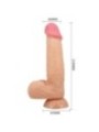 PRETTY LOVE - SÉRIE SLIDING SKIN GODE RÉALISTE AVEC VENTOUSE SLIDING SKIN TÉLÉCOMMANDE FLESH 21,8 CM