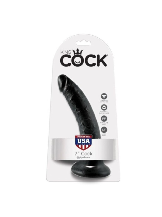 KING COCK - GODE NOIR 17.8 CM