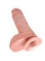 KING COCK - 8 CHAIR DE GODE AVEC BOULES 20.3 CM