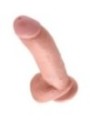 KING COCK - 9 CHAIR DE GODE AVEC BOULES 22.9 CM