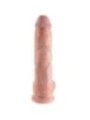KING COCK - 10 CHAIR DE GODE AVEC BOULES 26.5 CM