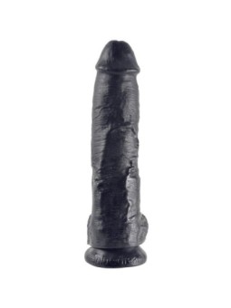 KING COCK - GODE NOIR AVEC BOULES 25.4 CM