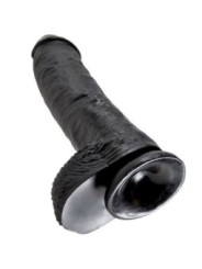 KING COCK - GODE NOIR AVEC BOULES 25.4 CM