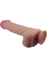 PRETTY LOVE - SÉRIE SLIDING SKIN GODE RÉALISTE AVEC VENTOUSE SLIDING SKIN MARRON 26 CM