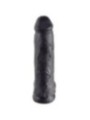 KING COCK - GODE NOIR AVEC BOULES 30.48 CM