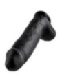 KING COCK - GODE NOIR AVEC BOULES 30.48 CM