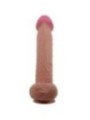 PRETTY LOVE - SÉRIE SLIDING SKIN GODE RÉALISTE AVEC VENTOUSE SLIDING SKIN MARRON 26 CM