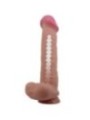 PRETTY LOVE - SÉRIE SLIDING SKIN GODE RÉALISTE AVEC VENTOUSE SLIDING SKIN MARRON 26 CM