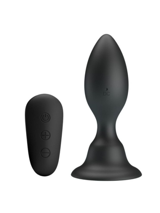 MR PLAY - PLUG ANAL AVEC TÉLÉCOMMANDE VIBRATION NOIRE
