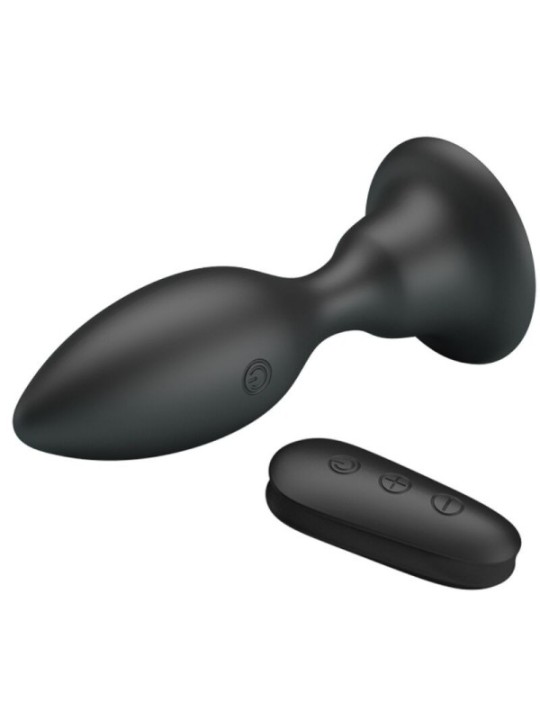 MR PLAY - PLUG ANAL AVEC TÉLÉCOMMANDE VIBRATION NOIRE