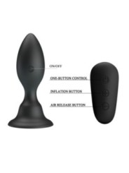 MR PLAY - PLUG ANAL AVEC TÉLÉCOMMANDE VIBRATION NOIRE