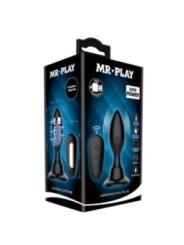 MR PLAY - PLUG ANAL AVEC TÉLÉCOMMANDE VIBRATION NOIRE