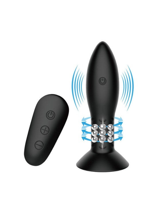 MR PLAY - PLUG AVEC TÉLÉCOMMANDE  BILLES TOURNANTES NOIRES