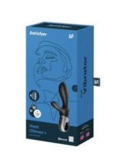 SATISFYER - APPLICATION HEAT CLIMAX+ VIBRATEUR ANAL NOIR