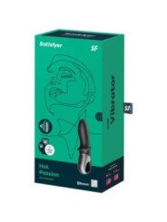 SATISFYER - APPLICATION DE VIBRATEUR ANAL HOT PASSION NOIR