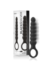 BLACK&SILVER - DILATATEUR ANAL PUISSANT EN SILICONE BOB