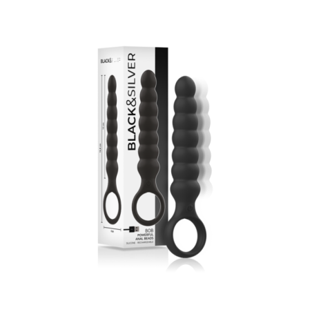 BLACK&SILVER - DILATATEUR ANAL PUISSANT EN SILICONE BOB