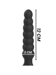 BLACK&SILVER - DILATATEUR ANAL PUISSANT EN SILICONE BOB