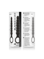BLACK&SILVER - DILATATEUR ANAL PUISSANT EN SILICONE BOB