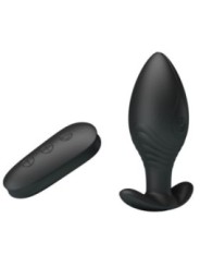 PRETTY LOVE - VIBRATEUR RECHARGEABLE REGINA ANAL PLUG NOIR