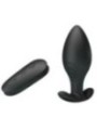 PRETTY LOVE - VIBRATEUR RECHARGEABLE REGINA ANAL PLUG NOIR