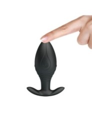 PRETTY LOVE - VIBRATEUR RECHARGEABLE REGINA ANAL PLUG NOIR